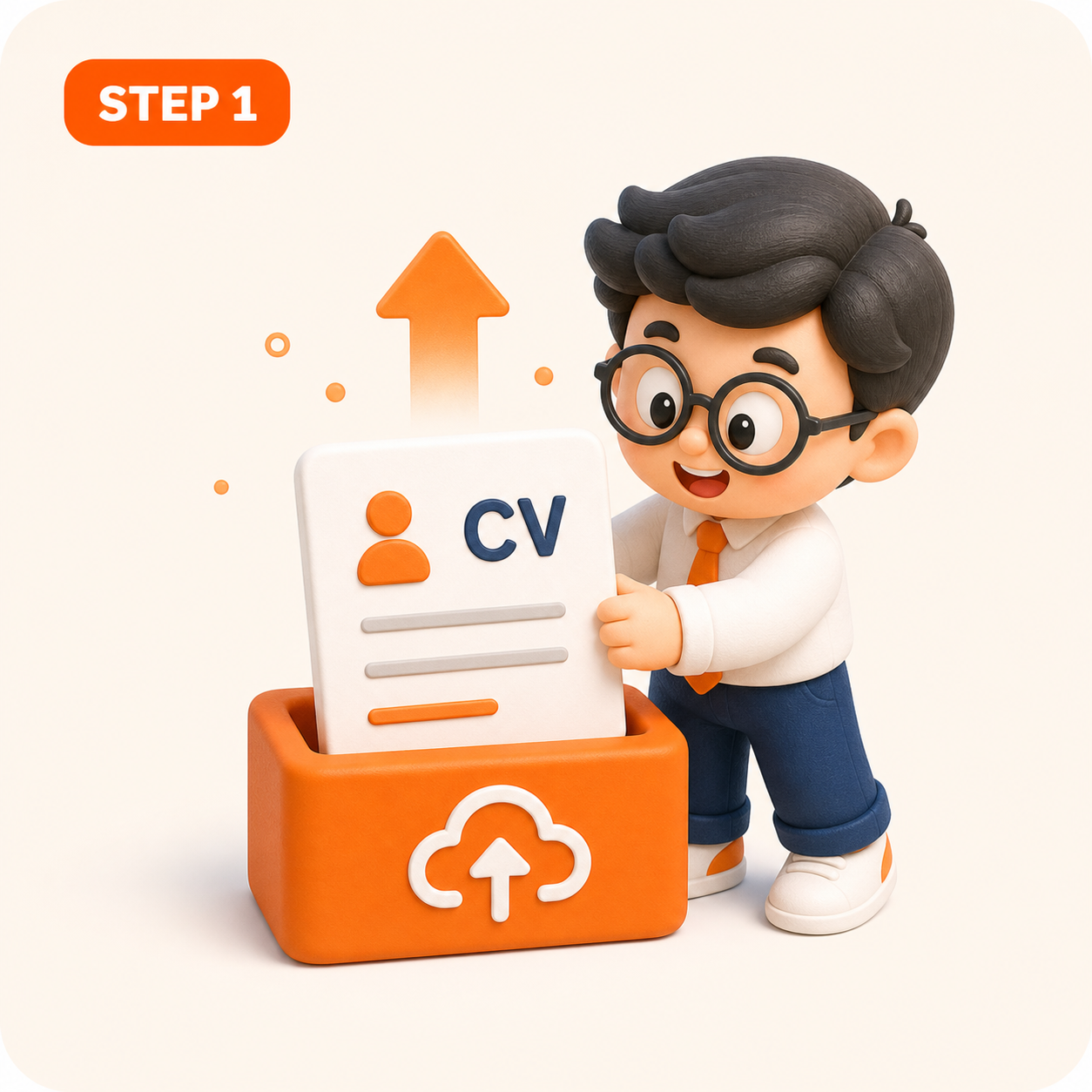 STEP 1. CV upload